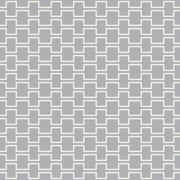 Vector seamless geometric ornamental pattern. Gray oriental design. Zigzag Stock Illustration