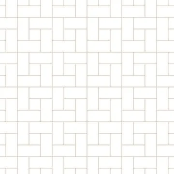 Vector seamless geometric outline simple pattern. Thin grid linear texture Stock Illustration