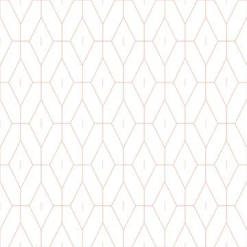 Vector seamless geometric outline simple pattern. Thin grid ornamental texture 스톡 일러스트
