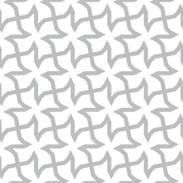 Vector seamless geometric pattern - abstract gray ornament Illustrazione stock
