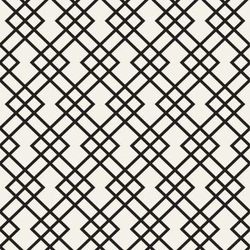 Vector Seamless Geometric Pattern. Abstract Geometric Background Design. Stock Illustration