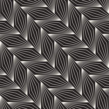 Vector seamless geometric pattern. Abstract retro background in Art Deco styl イラスト素材