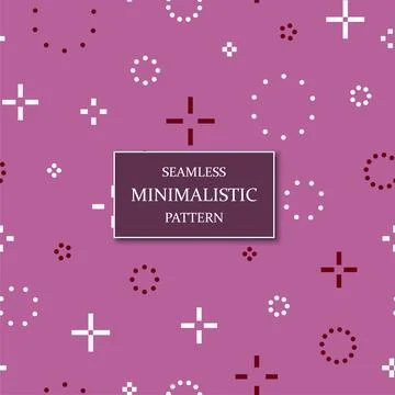 Vector seamless geometric pattern. Abstract stylish fashion background. Color Illustrazione stock