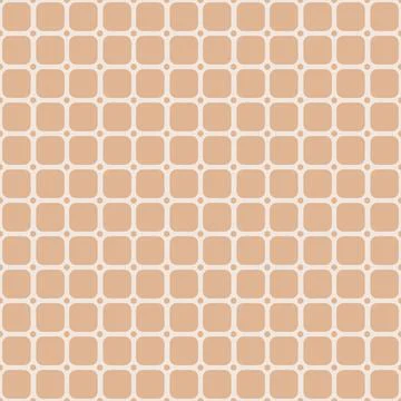 Vector seamless geometric pattern. Beige decorative tile unusual background Illustrazione stock