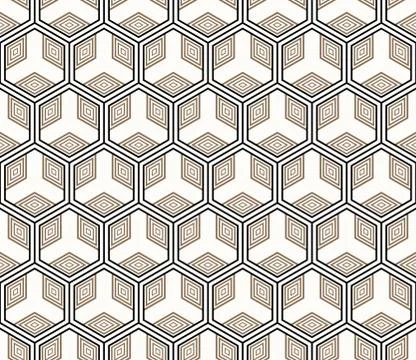 Vector seamless geometric pattern. Classic Chinese ancient fully editable Stock Illustration