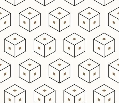Vector seamless geometric pattern. Classic Chinese ancient fully editable Stock Illustration