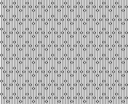 Vector seamless geometric pattern. Classic Chinese ancient fully editable Stock Illustration