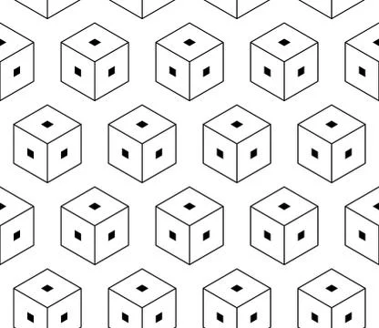 Vector seamless geometric pattern. Classic Chinese ancient fully editable Stock Illustration
