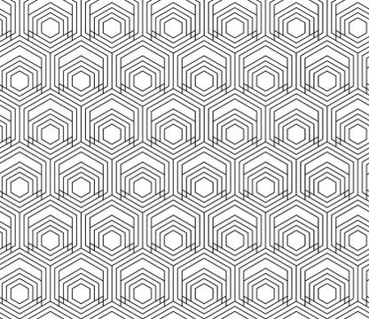 Vector seamless geometric pattern. Classic Chinese ancient fully editable Stock Illustration