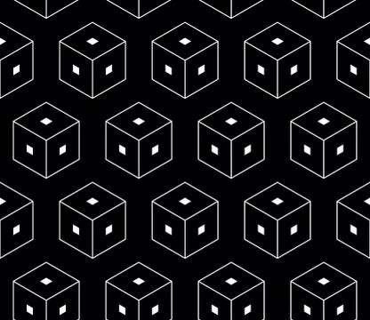 Vector seamless geometric pattern. Classic Chinese ancient fully editable Stock Illustration