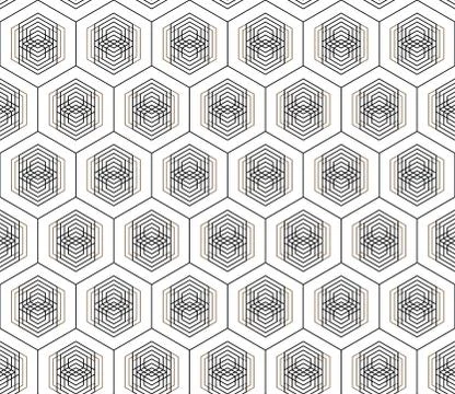 Vector seamless geometric pattern. Classic Chinese ancient fully editable Stock Illustration