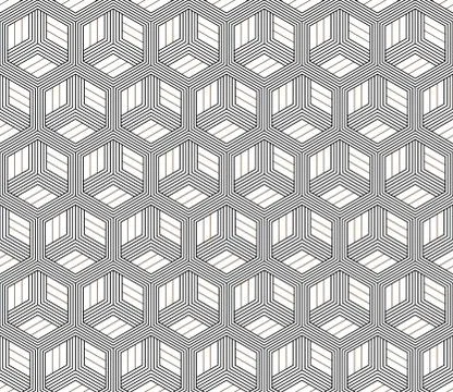 Vector seamless geometric pattern. Classic Chinese ancient fully editable Illustrazione stock