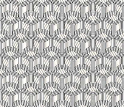 Vector seamless geometric pattern. Classic Chinese ancient fully editable Illustrazione stock