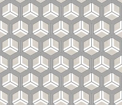 Vector seamless geometric pattern. Classic Chinese ancient fully editable Stock Illustration