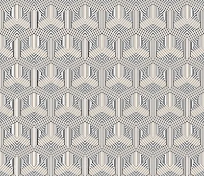 Vector seamless geometric pattern. Classic Chinese ancient fully editable Stock Illustration