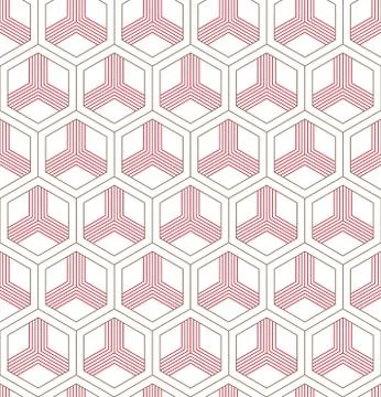 Vector seamless geometric pattern. Classic Chinese ancient fully editable Stock Illustration