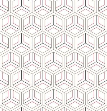 Vector seamless geometric pattern. Classic Chinese ancient fully editable Stock Illustration
