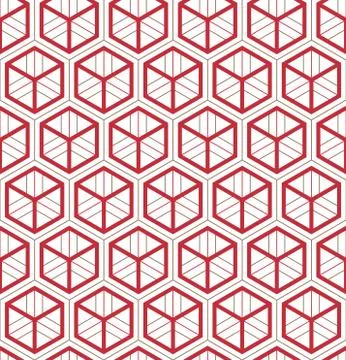 Vector seamless geometric pattern. Classic Chinese ancient fully editable Stock Illustration