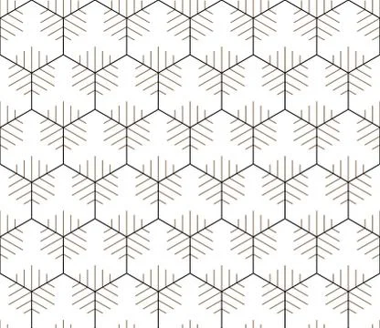 Vector seamless geometric pattern. Classic Chinese ancient fully editable Stock Illustration