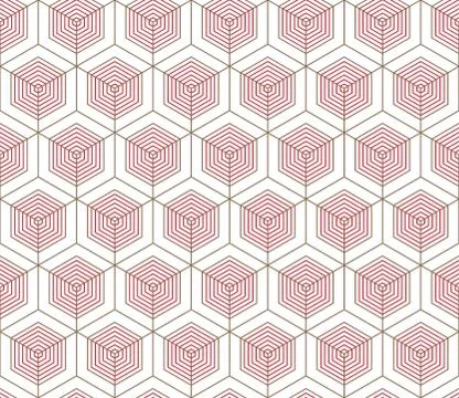 Vector seamless geometric pattern. Classic Chinese ancient fully editable Illustrazione stock