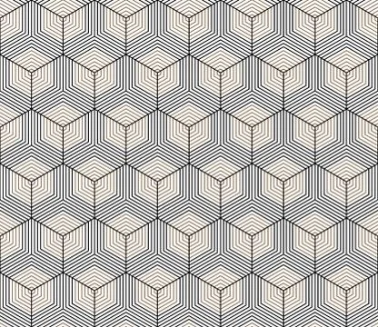 Vector seamless geometric pattern. Classic Chinese ancient fully editable Stock Illustration