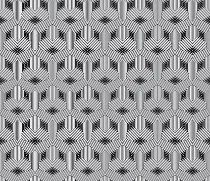 Vector seamless geometric pattern. Classic Chinese ancient fully editable Stock Illustration