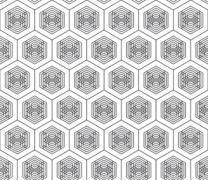 Vector seamless geometric pattern. Classic Chinese ancient fully editable Illustrazione stock