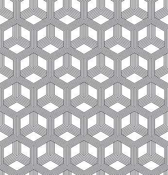 Vector seamless geometric pattern. Classic Chinese ancient fully editable Stock Illustration