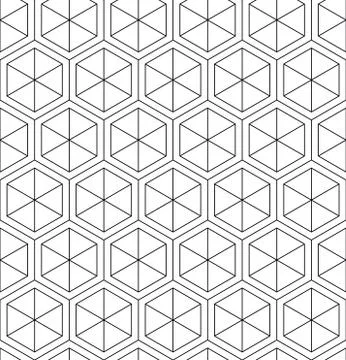 Vector seamless geometric pattern. Classic Chinese ancient fully editable Stock Illustration