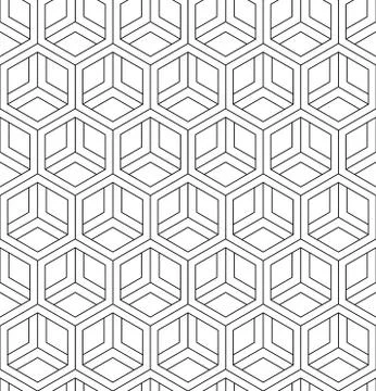 Vector seamless geometric pattern. Classic Chinese ancient fully editable Stock Illustration
