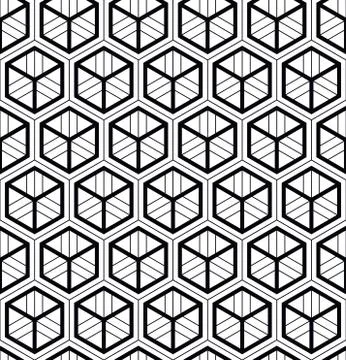 Vector seamless geometric pattern. Classic Chinese ancient fully editable Stock Illustration