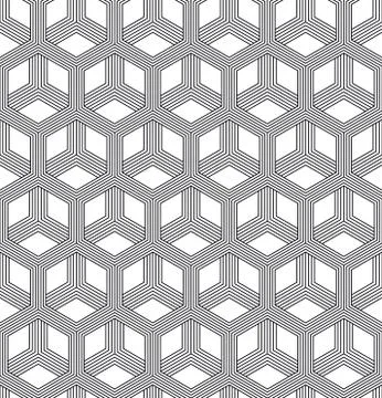 Vector seamless geometric pattern. Classic Chinese ancient fully editable Illustrazione stock