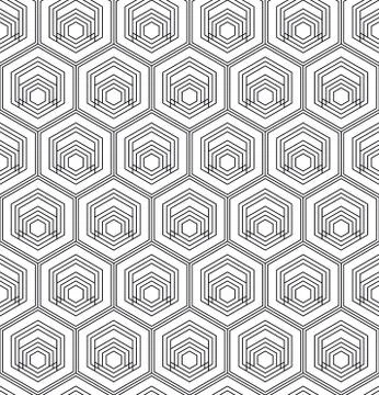 Vector seamless geometric pattern. Classic Chinese ancient fully editable Stock Illustration