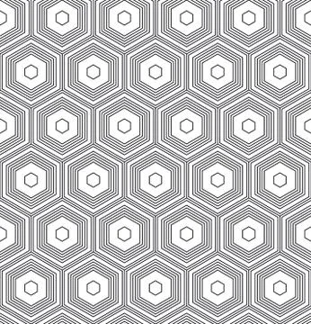 Vector seamless geometric pattern. Classic Chinese ancient fully editable Illustrazione stock