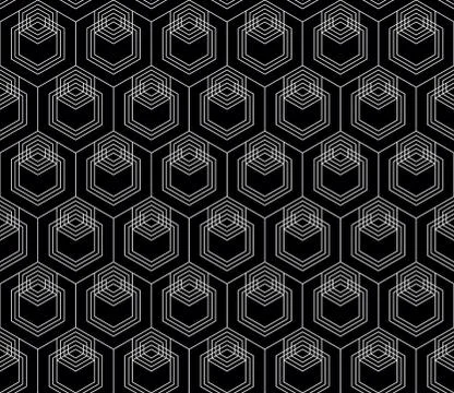 Vector seamless geometric pattern. Classic Chinese ancient fully editable Stock Illustration