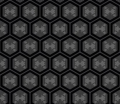 Vector seamless geometric pattern. Classic Chinese ancient fully editable Illustrazione stock