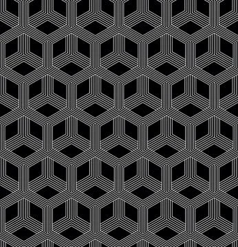 Vector seamless geometric pattern. Classic Chinese ancient fully editable Stock Illustration