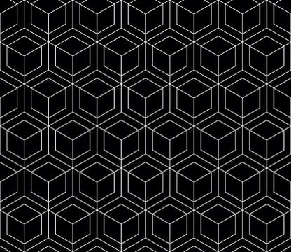 Vector seamless geometric pattern. Classic Chinese ancient fully editable Stock Illustration