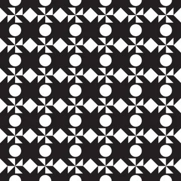 Vector seamless geometric pattern classic ornament イラスト素材