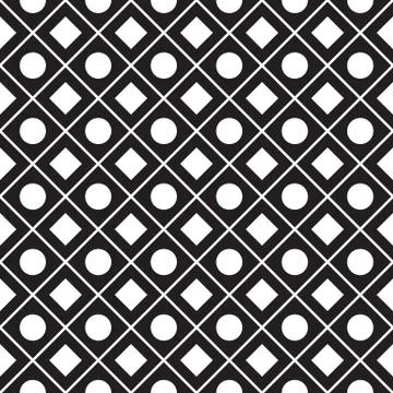 Vector seamless geometric pattern classic ornament Stock Illustration