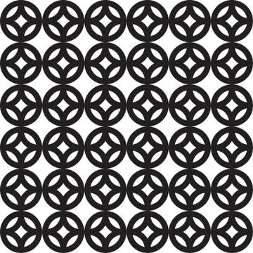 Vector seamless geometric pattern classic ornament Stock Illustration