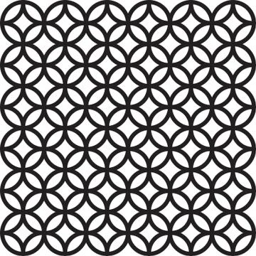Vector seamless geometric pattern classic ornament Stock Illustration