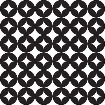 Vector seamless geometric pattern classic ornament Stock Illustration