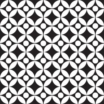 Vector seamless geometric pattern classic ornament Stock Illustration