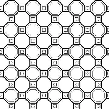 Vector seamless geometric pattern. Classic Chinese ancient ornament Stock Illustration