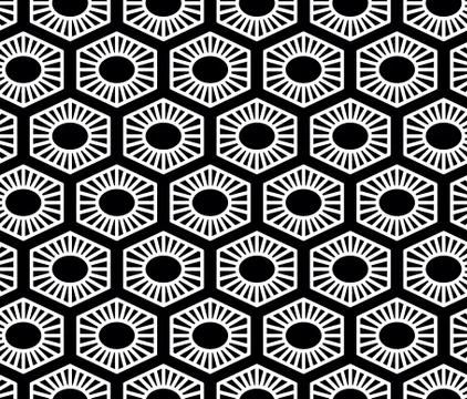 Vector seamless geometric pattern. Classic Chinese ancient ornament Stock Illustration