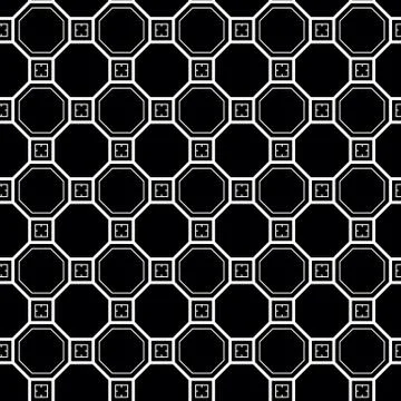 Vector seamless geometric pattern. Classic Chinese ancient ornament Stock Illustration