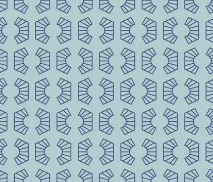 Vector seamless geometric pattern. Classic Chinese ancient ornament Stock Illustration