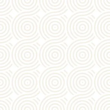 Vector seamless geometric pattern composed with circles and lines. Modern s.. Illustrazione stock