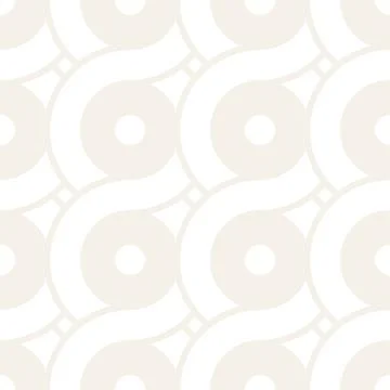 Vector seamless geometric pattern composed with circles and lines. Modern s.. Stock Illustration